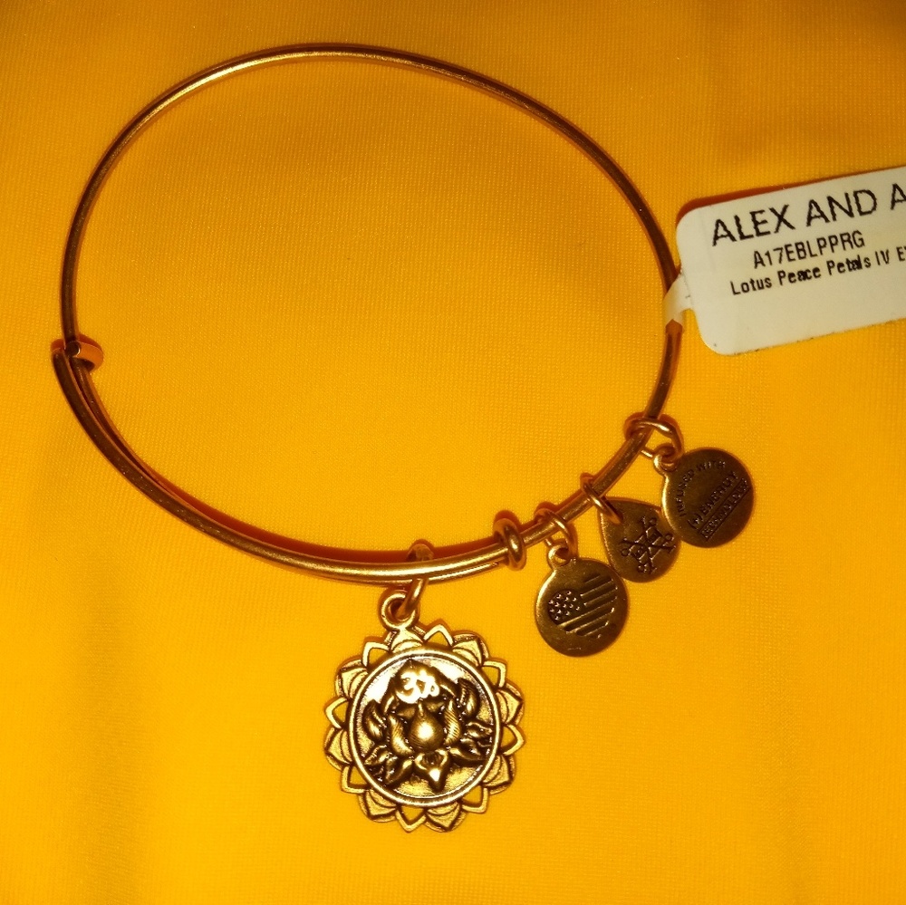 Alex and Ani Lotus Copper Bracelet NWT